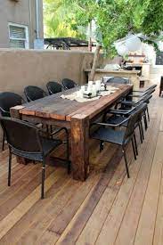20 Famous Dining Table Ideas For Your Home Outdoor Patio Table Diy Outdoor Furniture Farmhouse Dining