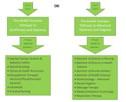We are right beside you. Pre Health Science Pathway Diagram Pembroke Campus