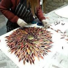 Then lay the cut glass on the template, or on. Laying Out Stained Glass Pieces With Copper Foil Stained Glass Crafts Stained Glass Diy Making Stained Glass