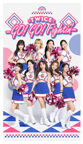Twice Official Smartphone Game Puzzle Game App Twice Go Go Fightin Start Distributing Keep Your Smile To Gaya Model Pakaian Korea Gadis Korea Selebritas
