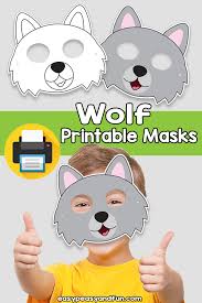 It is rather simple and straightforward. Printable Wolf Mask Template Easy Peasy And Fun Membership