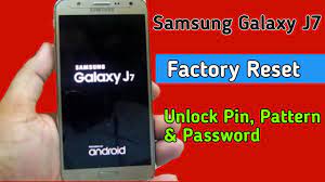 Remove pattern lock or face lock or pin. Hard Reset Samsung Galaxy J7 Without Password Factory Reset Samsung J7 Remove Pin Pattern Youtube