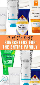 Team clark shows you the ins and outs of lowering your tv bill by helping. 15 Of The Best Sunscreens For The Entire Family Fountainof30 Com