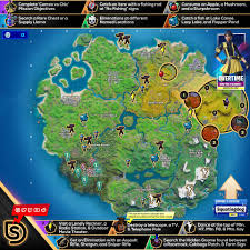 Chapter 2 season 5 is finally here in fortnite, bringing the game to v15.00 and adding all sorts of new content into the mix. Fortnite Chapter 2 Cameo Vs Chic Challenges Cheat Sheet Fortnite Season 11 Fortnite Fishing Signs