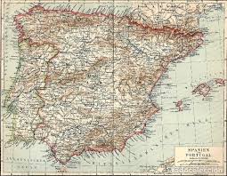 Laporte no acusaba el tembleque del debut. Mapa Siglo Xix Espana Portugal Peninsula I Verkauft In Auktion 119000791