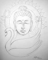 Anil Herur Buddha Pencil Sketch Buddha Art Drawing Buddha Art Painting Beauty Art Drawings