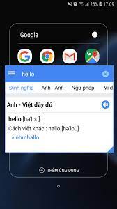 You could also download apk of . Tá»« Ä'iá»ƒn Anh Viá»‡t Dá»‹ch Tiáº¿ng Anh For Android Apk Download