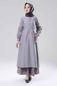 Maybe you would like to learn more about one of these? 30 Model Gamis Polos Kombinasi Brokat Modern Syar I