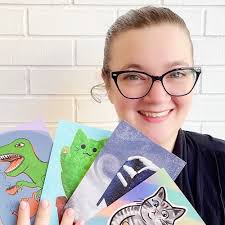 Coffee Time Lady Postcard