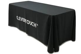 Maybe you would like to learn more about one of these? Exhibition Branded Tablecloth With Customised Logo