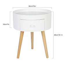 It can also be expensive, however. Round End Table With Drawer Modern Wood Nightstand Accent Sofa Side Table Small Coffee Table Bedside Table With Tabletop Tray For Living Room Bedroom Office Home Furniture Pricepulse