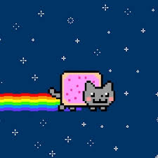 Twenty Five Iconic Cat Memes And Pics Of The 2010s Nyan Cat Neon Cat Cat Wallpaper