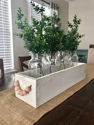 Large Wood Caddy Deep Caddy Rustic Centerpiece Wood Etsy In 2020 Decor Wood Centerpieces Farmhouse Decor Living Room