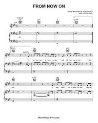 From Now On Sheet Music The Greatest Showman Sheet Music Sheet Music Pdf Piano Music Easy
