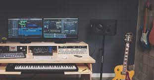 The birch theme is a nice pairing with the view. The Essential Studio Desk Buyers Guide For Diy Musicians Hear The Music Play