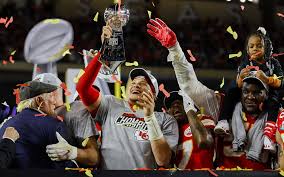 The kansas city chiefs are super bowl champions after a wild comeback saw them overcome the san francisco 49ers in a thriller in miami. Super Bowl Win May Bring Mahomes 7 Million Endorsement Bump Bloomberg