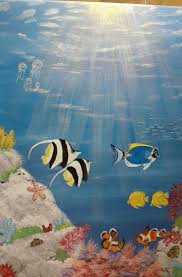 In this series, mural joe gives you the tools to create the realistic look of being under water. Sea Painting Fish Art Underwater Painting