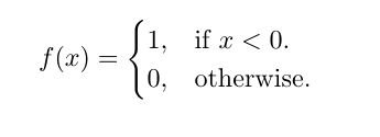 Two Statements Next To Curly Brace In An Equation Stack Overflow
