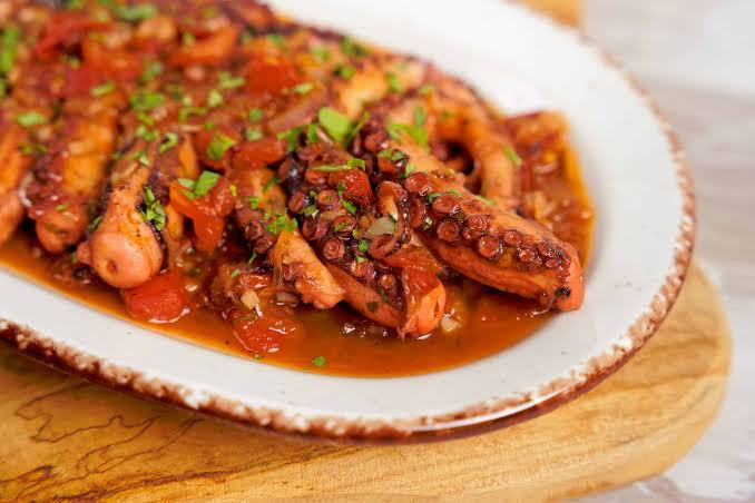 Octopus in Tomato Sauce