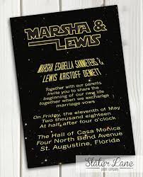 Star Wars Wedding Invitation Theme Printable Download Star Wars Invitations Wedding Invitation Theme Star Wars Wedding