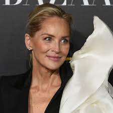 Sharon stone has arrived at the cannes film festival, and the star certainly had a fashion statement to make with a sensational blue dress. Sharon Stone Says Producer Pushed Her To Sleep With Co Star