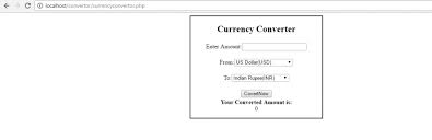 Check spelling or type a new query. Learn How To Create A Currency Converter Using Php