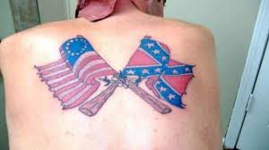 It tells people not to step on or take advantage of americans or they will strike. 22 Rebellious Confederate Flag Tattoo Design Ideas For Women And Men