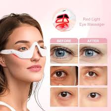 Under-Eye Red Light Therapy Device, Microcurrent Red Light Therapy Glasses  for Eye Bags, Red Light Eye Mask for Under Eyes Bags Dark Circles Puffiness  Wrinkles Fine Lines : Amazon.co.uk: Health & Personal
