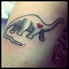 Fyeahtattoos Com Dinosaur Tattoos Tattoos Heart Tattoo