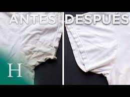 Como Quitar Las Manchas Amarillas De Sudor De La Ropa Con Facilidad House Cleaning Tips Cleaning Hacks Clean House