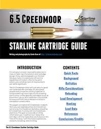 Complete 6 5 Creedmoor Guide 6 5 Creedmoor Ballistics