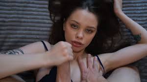 Cum on my face! Close-up. Sex with a friend on camera