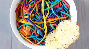 Rainbow Pasta Recipe Rainbow Pasta Rainbow Food Food