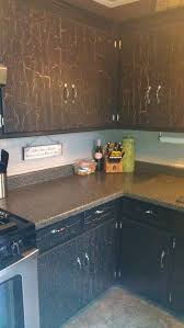 This is the color that will appear in the fractures. Antique Black Kitchen Cabinets So Easy Valspar Crackle Glaze Kitchen Cabinets Glazed Kitchen Cabinets Kitchen