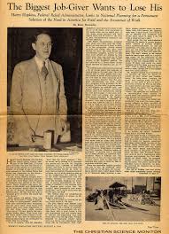 The reconstruction finance corporation liquidation act (67 stat. Social Welfare History Project Harry Hopkins And Work Relief During The Great Depression