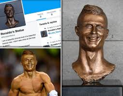 Ronaldo called the statue prettier than me, according to spanish news. Cristiano Ronaldo Statue Is Savagely Trolled Online Sport Galleries Pics Express Co Uk