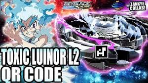 Lost longinus nine spiral (ロストロンギヌス・ナイン・スパイラル, rosuto ronginusu nain supairaru) is an attack type beyblade released by takara tomy as part of the burst system as well as the dual layer system. Toxic Luinor L2 Qr Code Collab C Zankye Beyblade Burst App Qr Codes ãƒ™ã‚¤ãƒ–ãƒ¬ãƒ¼ãƒ‰ãƒãƒ¼ã‚¹ãƒˆã‚¢ãƒ—ãƒª Youtube