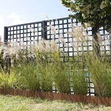 treillis droit naturel 120 x 180cm treillage jardin treillis treillage metal