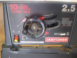 Craftsman Table Saw 137221960 Craftsman Table Saw Table Saw Craftsman