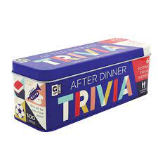Dec 30, 2020 · here are 100 fun movie trivia questions with answers, covering disney movies, horror films, and even '80s movies trivia. Ginger Fox After Dinner Trivia Card Game Classic General Knowledge Quiz Game For Parties Families With 300 Questions Buy Online In Aruba At Aruba Desertcart Com Productid 89562499
