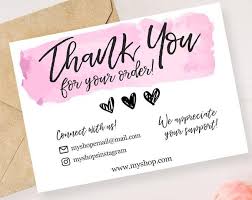 Instant Download Editable And Printable Thank You Card For Etsy Printable Thank You Cards Business Thank You Cards Business Thank You Notes