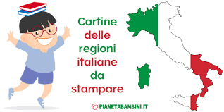 Cartina politica dell italia da colorare pieterduisenberg. Cartine Di Tutte Le Regioni Italiane Da Stampare Pianetabambini It