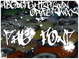 Hip hop graffiti font with highlight and shadow vector. Graffiti Tag Font By Whyehate On Deviantart