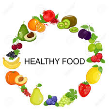 See more ideas about food cartoon, food, cute cartoon food. Circle Healthy Food From Different Fruits In Cartoon Style Stock Vector Isolated White Background Royalty Free Cliparts Vectors And Stock Illustration Image 98851427