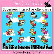 Superhero Attendance Classroom Management Tool For