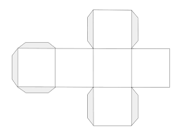 Super fun to have the kids add as they roll. 7 Best Images Of Make Your Own Dice Printable Printable Blank Dice Template How To Make Paper Dice And How Dice Template Cube Template Free Printable Crafts