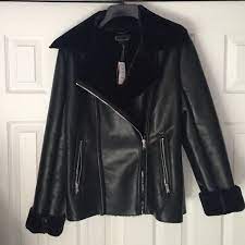 Jeans By Buffalo Faux Fur And Faux Leather Jacket Leather Jacket Faux Leather Jackets Jackets