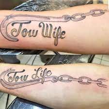 Couples Tow Tattoo Truck Tattoo Mom Tattoos Hook Tattoos