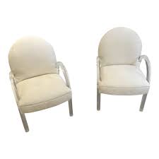 1970s Vintage Lucite Arm Chairs A Pair Of Pace Waterfall Lucite Arm Chairs Swivel Rocker Recliner Chair Vintage Lucite
