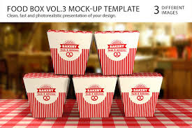 A beautiful gift box mockup for your designs. Creative Product Food Box Mock And Template Image Ideas Inspiration On Designspiration